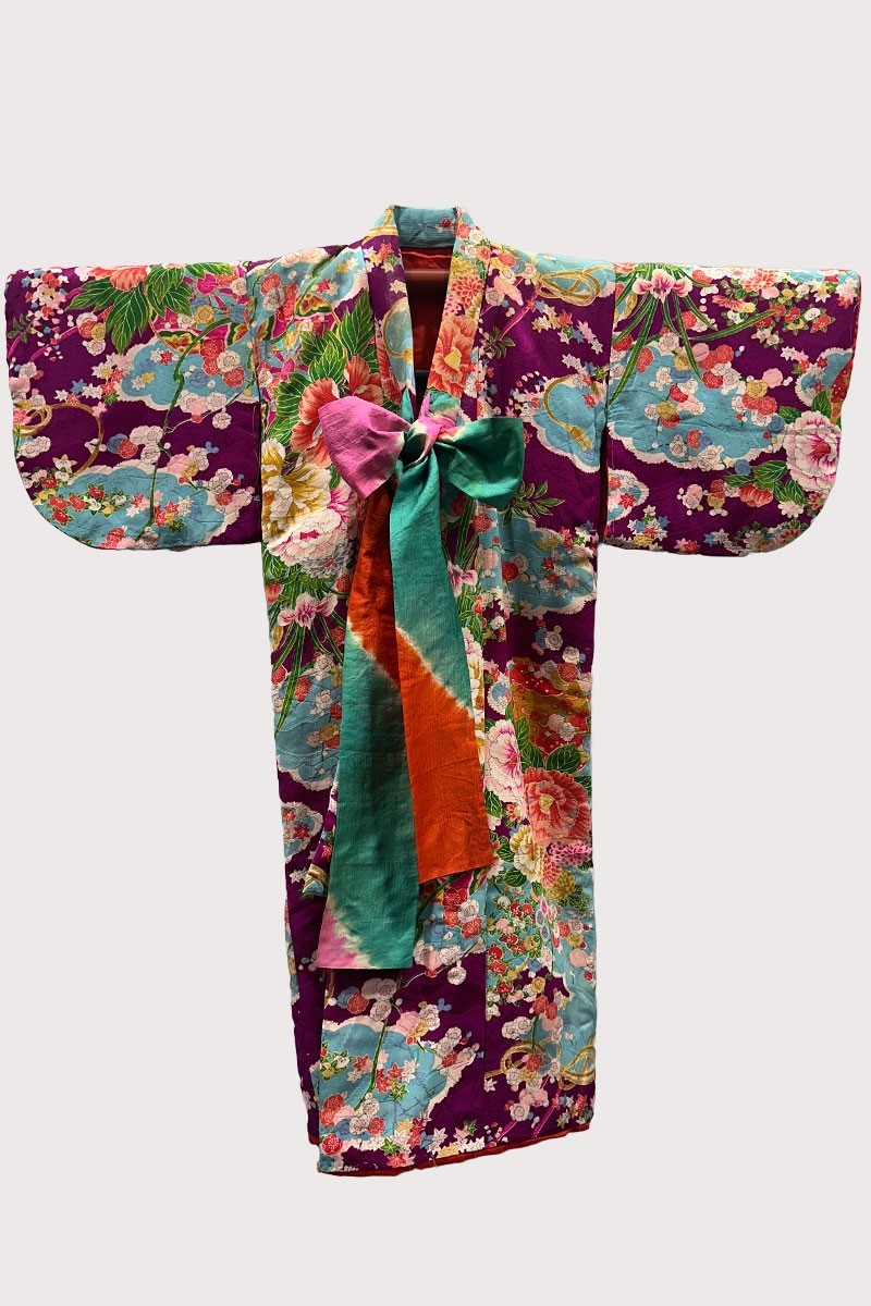 kimono de fête ouatiné enfant