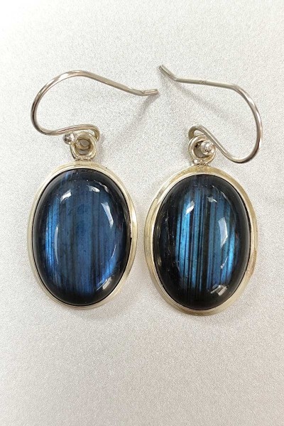 Boucles d'oreilles Labradorite