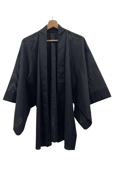 Haori ajouré noir