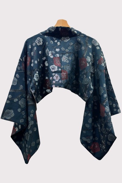 copy of copy of Chirimen silk crepe Cropped Kimono jacket