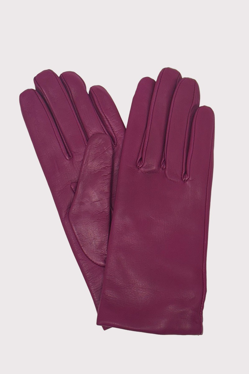 Cashmere-lined Leather Gloves LUNA