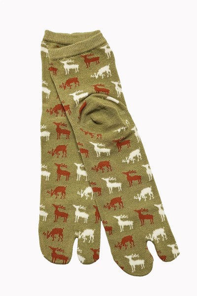 Chaussettes Tabi japonaises Cerf