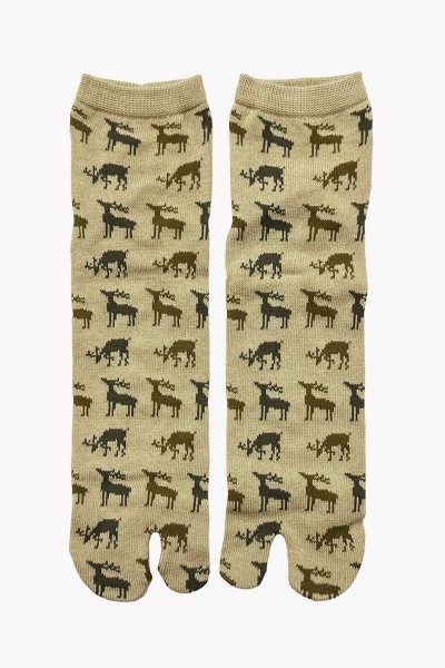 Chaussettes Tabi japonaises Cerf