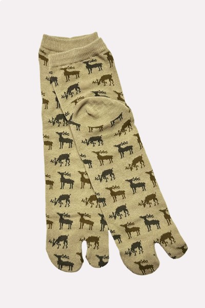 Chaussettes Tabi japonaises Cerf