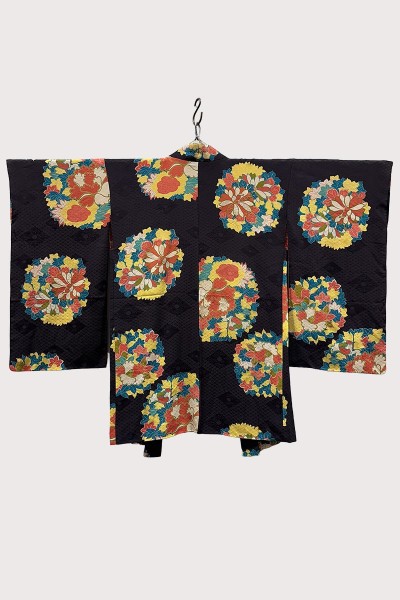 Silk Haori with Furisode sleeves