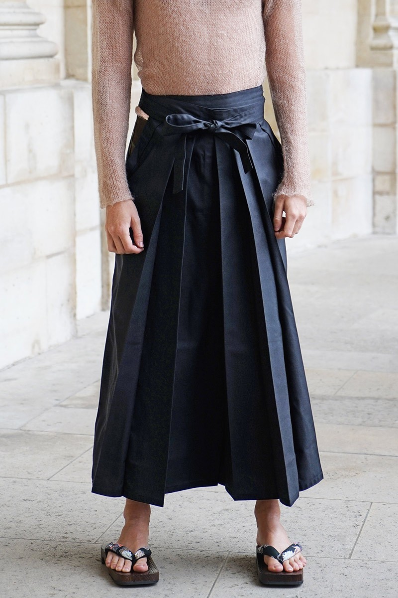 Hakama divisé noir