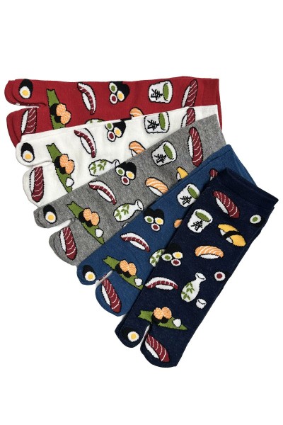 Sushi Tabi Ankle Socks 44-46