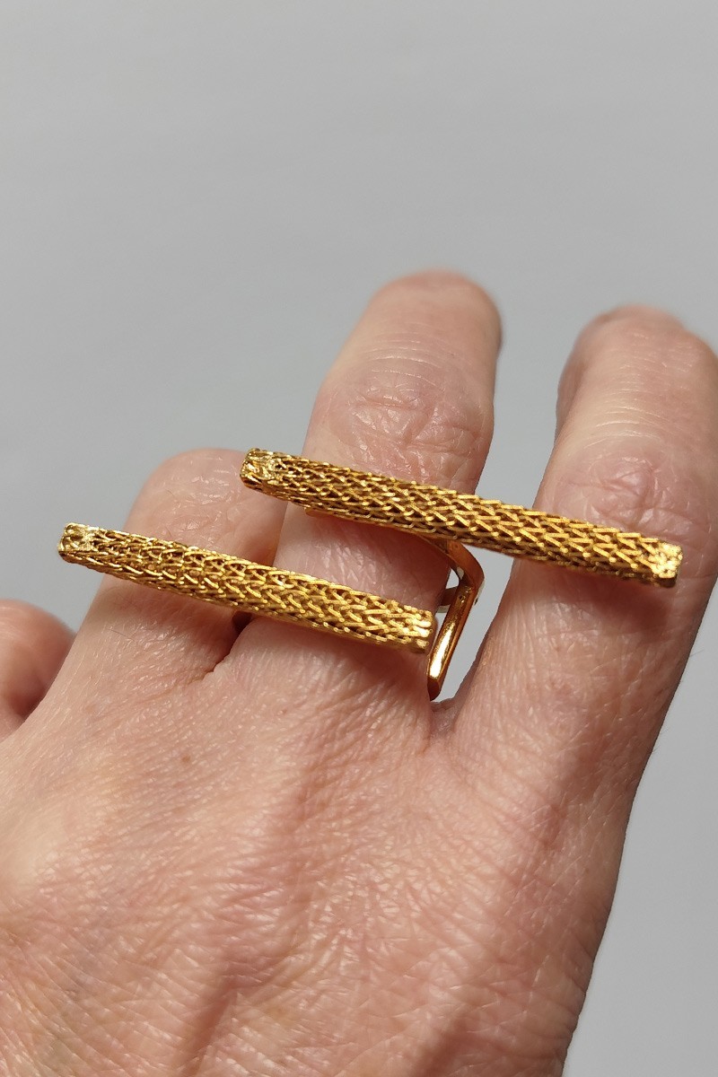 Double Horizon Ring (Gold)