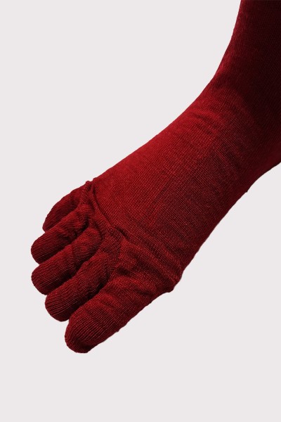 5-toe Merino wool socks