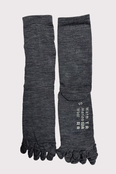 5-toe Merino wool socks