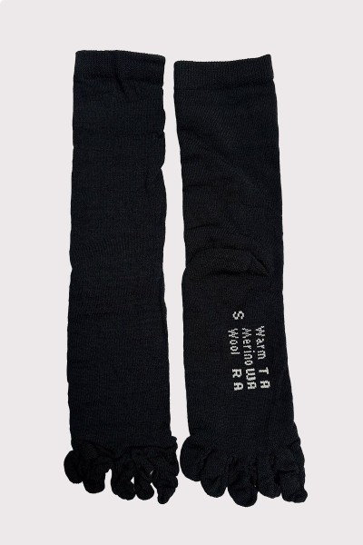 5-toe Merino wool socks