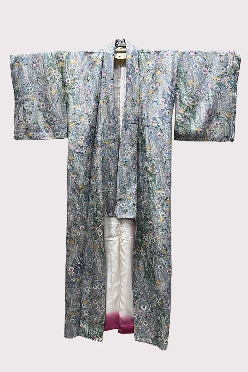 Kimono Glycine en soie