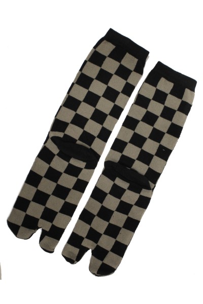 Checkered Tabi Socks – Size 39-43