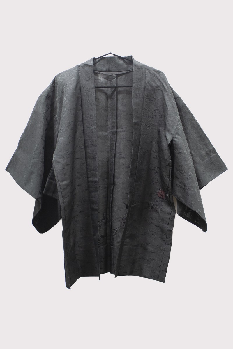 Embroidered summer haori