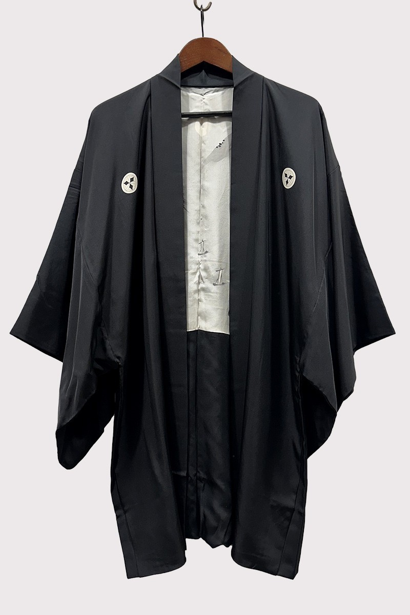 Long Haori for men - Kamon