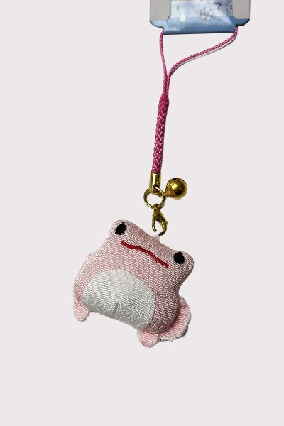 Pink Frog keyring