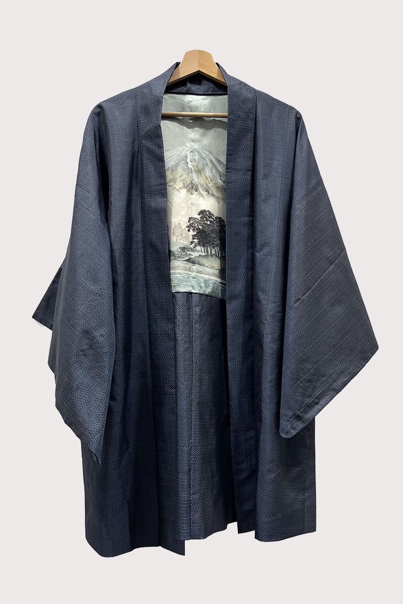 Men's thin haori Mt.Fuji