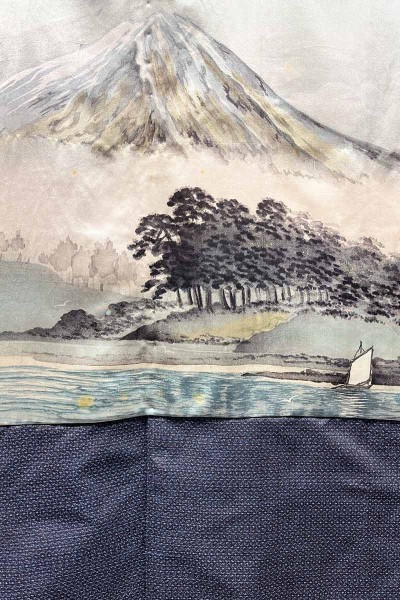 Men's thin haori Mt.Fuji