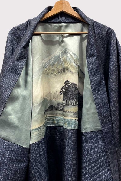 Men's thin haori Mt.Fuji