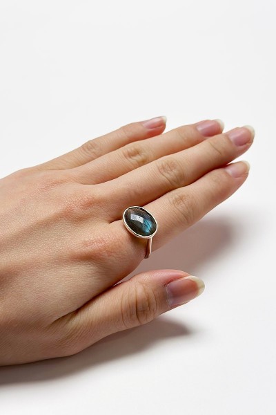 Bague en Labradorite