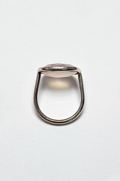 Bague en Rose quartz