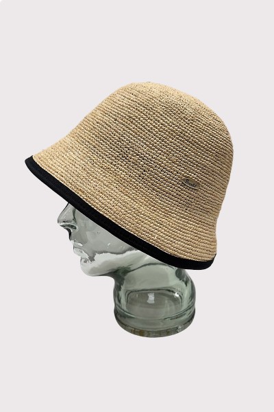 Cloche NINA raffia