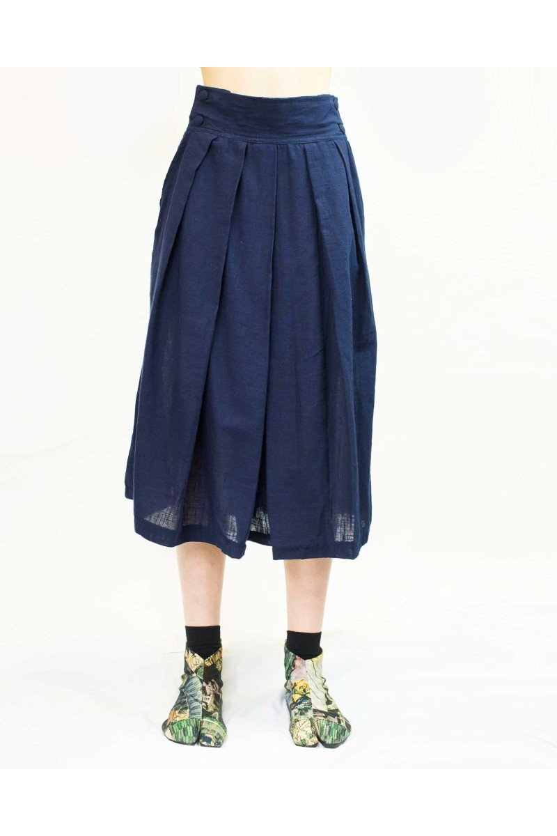 Hakama cotton skirt (short)