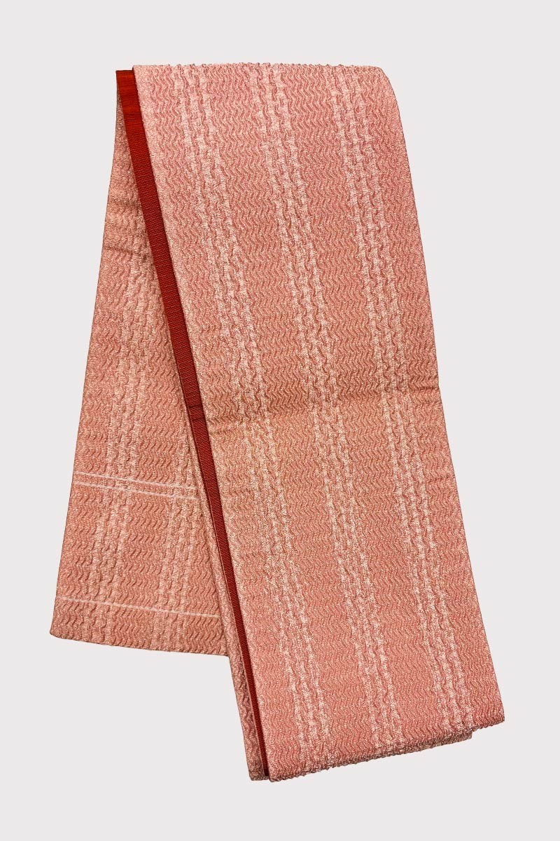 Vintage pink embossed Han Obi