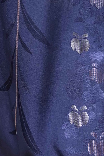 Jupe Kimono en Soie Bleue