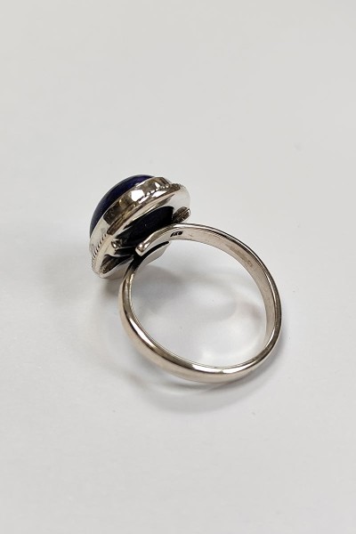 Bague boheme torsadé avec pierre fine