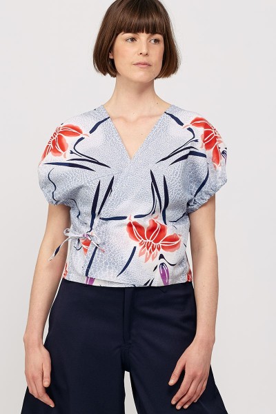 Top cache cœur Yukata