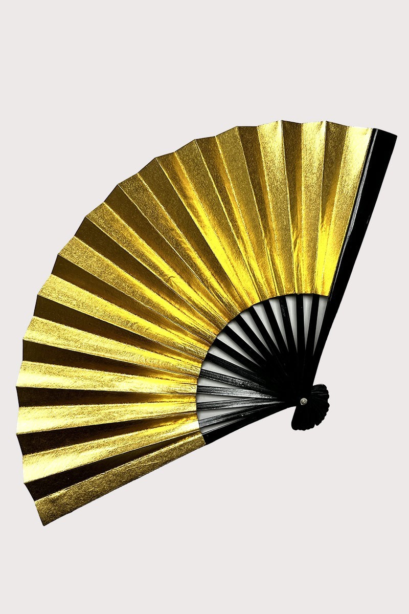 Petit éventail Suehiro or+argent