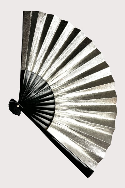 Petit éventail Suehiro or+argent