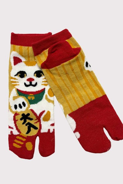 Socquettes tabi Maneki Neko