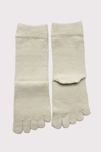 Chaussettes à doigts en soie T35-39