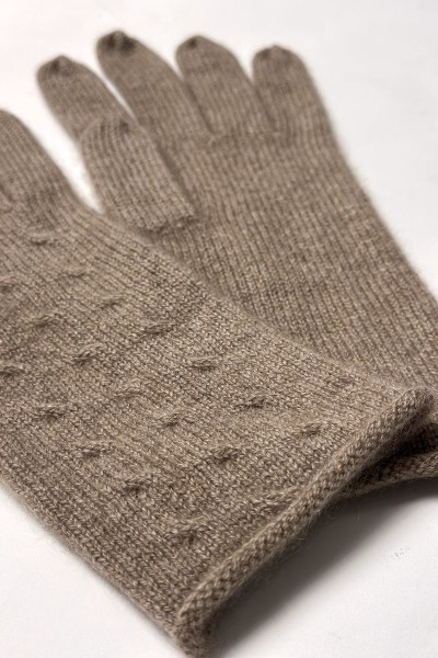 Gants cachemire point de semis