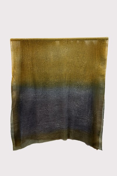 Large gradient cashmere scarf