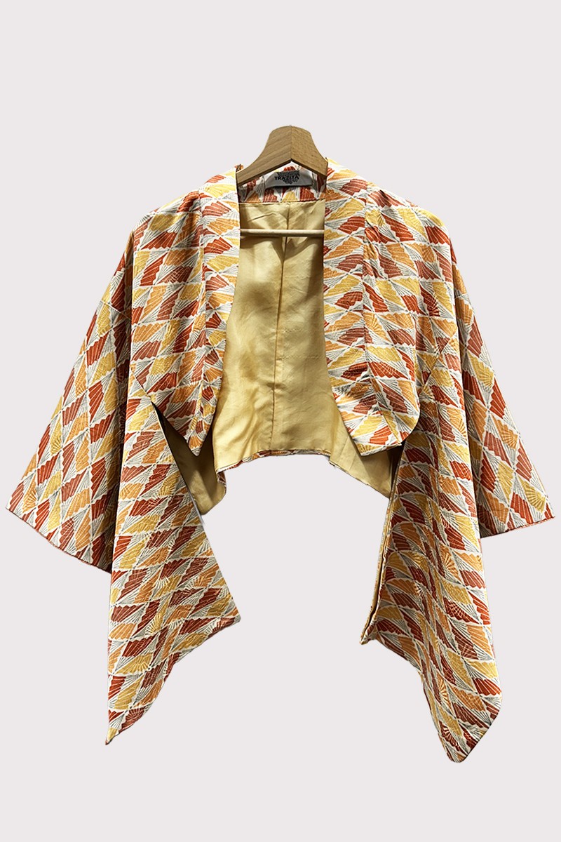 Kimono Boléro en Soie Eventail