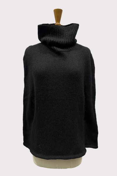 Cape à col roulé en Alpaga unisex