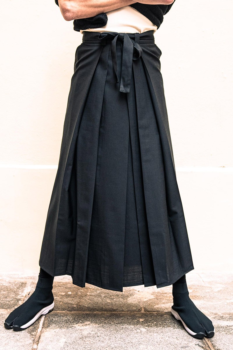 Closed-sided Hakama unisex