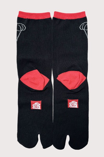 Chaussettes Tabi chat noir T36-39