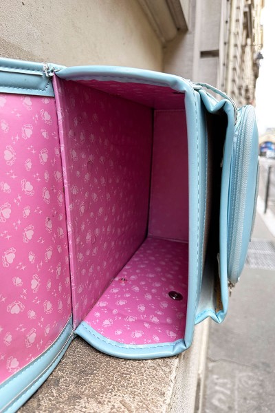 Cartable Randoseru Bleu Pastel ruban