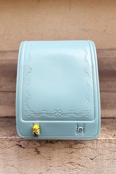 Cartable Randoseru Bleu Pastel ruban