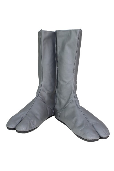 Japanese leather boots TUN Gray