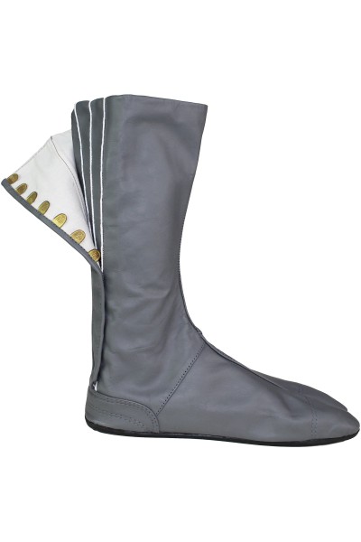 Japanese leather boots TUN Gray