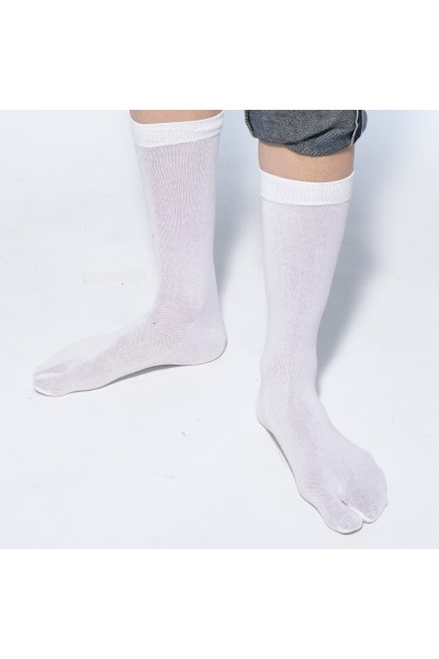 Long plain Japanese socks