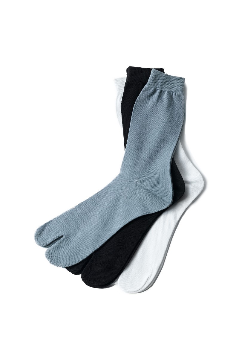 Long plain Japanese socks