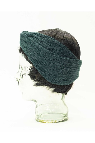 3D effect alpaca knit headband