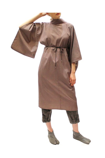Kimono tunique motif vague