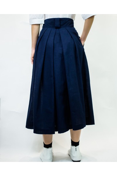 Jupe Hakama en Coton Longue